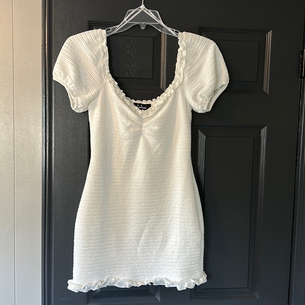 Lulus white dress size medium